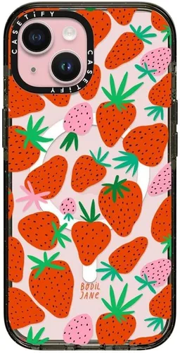 Vista 61 de CASETiFY Impact Funda para iPhone 15 [Probada contra Caídas de Grado Militar 4X / Protección contra Caídas de 8.2 pies / Compatible con Magsafe]