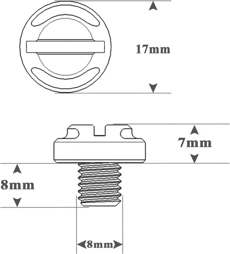 Vista 6 de 4 tapones para agujeros de espejo azul para motocicleta, 2 regulares+2 reversas M8x1.25 (azul, M8>2 regular + 2 reverso)