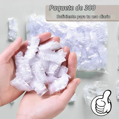 Vista 7 de Abnaok Paquete de 300 fundas desechables para los oídos para la ducha, tapones de plástico impermeables para la ducha, protectores de oídos
