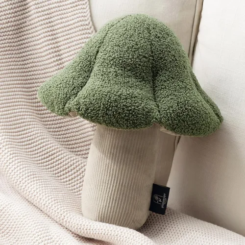 Vista 7 de Phantoscope Almohada Decorativa en Forma de Hongo, Almohadas Decorativas de Vellón Teddy Suave en Forma de Hongo, Lindo Cojín en Forma 3D para Sofá