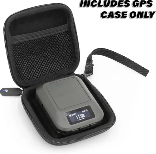 Vista 3 de CASEMATIX Funda para GPS compatible con Garmin inReach Messenger Satellite Communicator – Pequeña funda de transporte para GPS marino de mano
