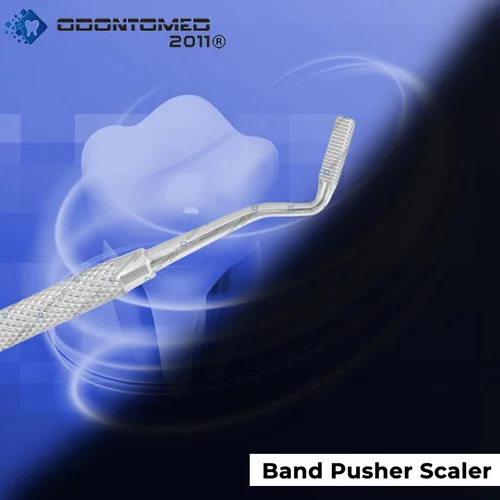 Vista 4 de Ortho Light Band Pusher Scaler, instrumentos de ortodoncia acero inoxidable