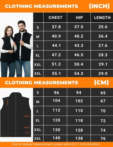 Vista 7 de Heated Vest, Heated Jacket, Heated Vest for Men and Heated Vest Women (Battery Included)