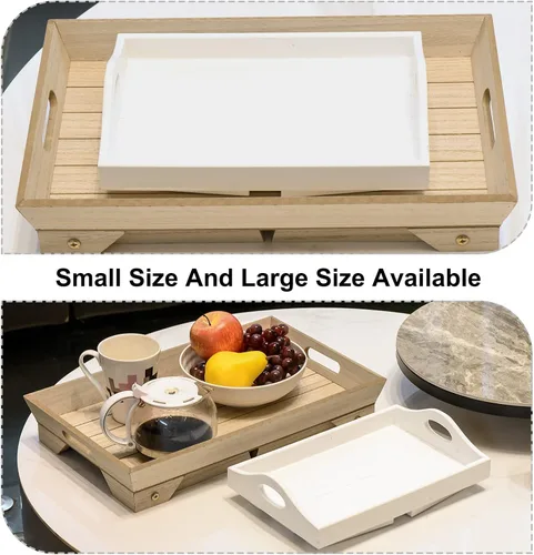 Vista 6 de PATIKIL Bandeja para reposabrazos de sofá, paquete de 2 bandejas de brazo para sofá con abrazadera en la mesa, mesa portátil para sofá, mesa