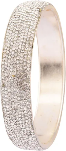 Vista 8 de Efulgenz Rhinestone Bangle Bracelet CZ Crystal Bridal Wedding Party Bracelet Indian Bangle Set Fashion Jewelry for Women (2 Pcs)