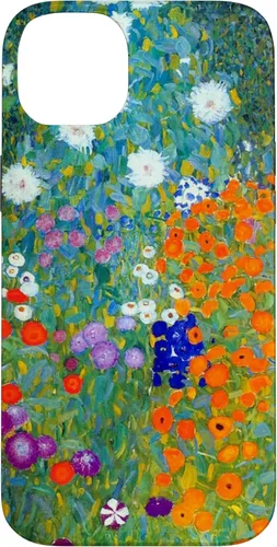 Vista 15 de Gustav Klimt Flower Garden Case for iPhone 16