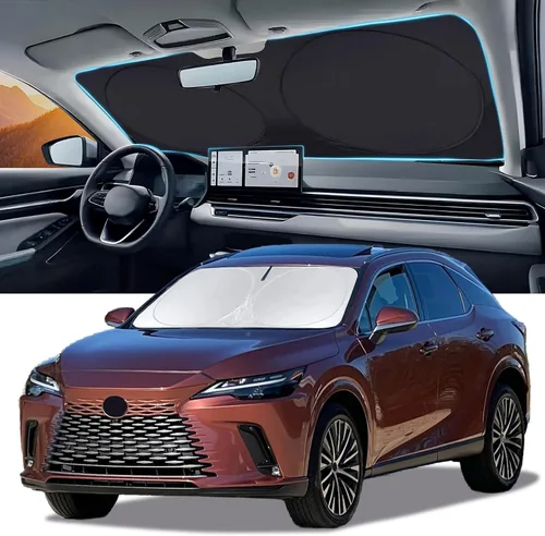 Vista 69 de Parasol para parabrisas Rivian R1T de ajuste personalizado para 2022-2023 2024 2025 Rivian R1S/R1T, accesorios para ventana delantera, cubierta