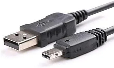 Vista 3 de MaxLLTo Cable de carga USB 2.0 de 4 pies de longitud, cable de datos USB para cámara digital Casio Exilim EX-TR100 we EX-ZR400