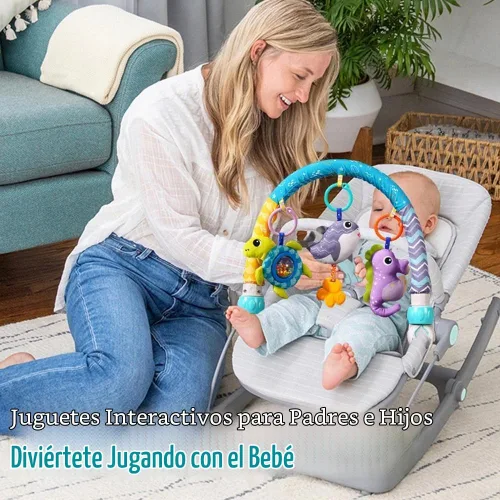 Vista 6 de Baby Stroller Arch Toys 0-12 meses Clip ajustable en arco móvil Toy Bar