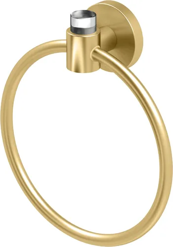 Vista 25 de Gatco 5712 Clarion - Toallero de mano montado en la pared para tocador de baño, accesorio de accesorios de baño acrílico y cromado