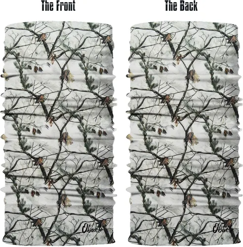 Vista 3 de Obacle Polaina de cuello para protección contra el polvo, el viento, el sol, para hombres y mujeres