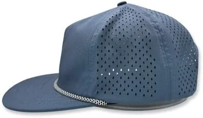 Vista 2 de Blanksies Yosemite - Sombrero de cuerda para billetes planos, con 5 paneles en blanco, gorra de béisbol de rendimiento al aire libre