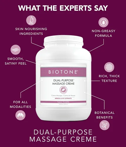 Vista 5 de Crema para masajes Biotone con doble propósito