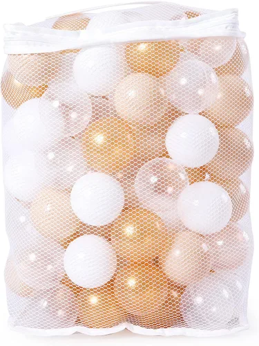 Vista 11 de Bolas de pozo de bolas Realhaha 50 100 200 500 Bolas de juego de plástico para bebés, niñas, niños pequeños, tienda de campaña, piscina, sala