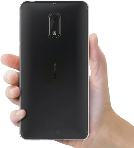 Vista 3 de Funda para Nokia 6 (5.5 pulgadas) MaiJin Soft TPU Gel Bumper Transparente Carcasa Trasera