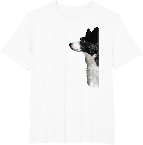Vista 13 de Funny I Am Your Friend Your Partner Your Border Collie - Camiseta de regalo, Negro, S
