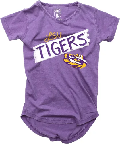 Vista 71 de Wes and Willy NCAA - Camiseta Burnout para niñas S/S