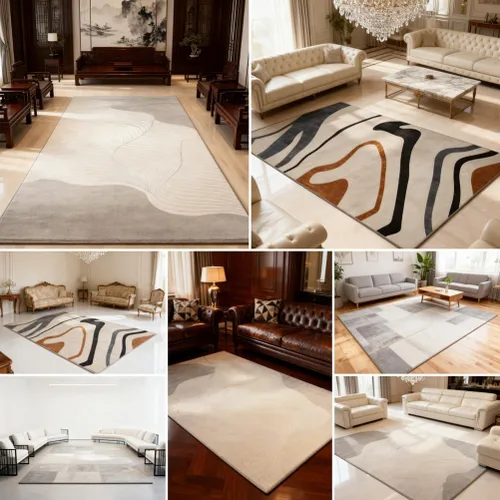 Vista 8 de Heated Area Rug with Adjustable Temperature 12 Hour Timer, Waterproof Heated Floor Mat, Easy to Clean, Graphene Electric Heating Carpet Mat-110V for