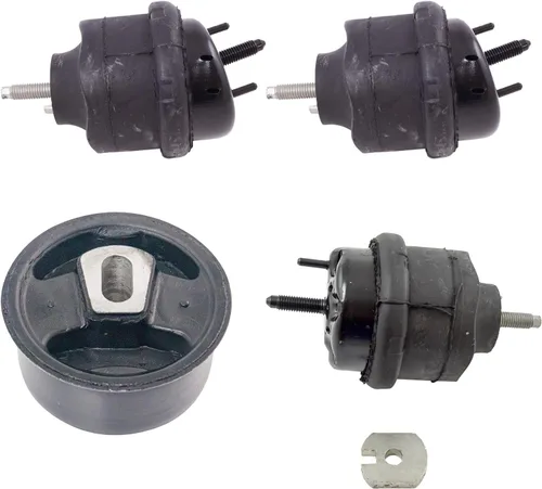 Vista 164 de TRQ Kit de montaje de motor de transmisión de motor de 5 piezas compatible con Ford Five Hundred Montego 6sp Auto AT 2005 - 2007
