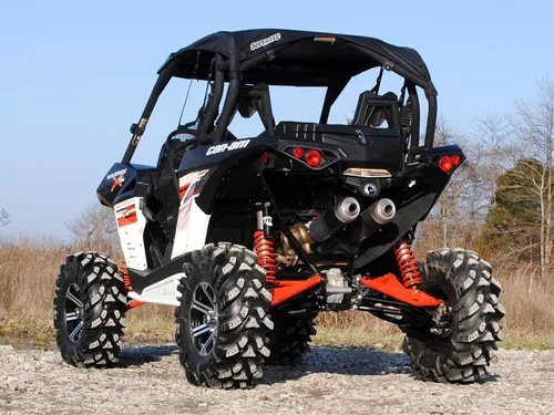 Vista 2 de SuperATV Brazos A Traseros De Alta Liquidación Para Can-Am Maverick XMR/DPS/XRS/MAX (Ver Ajuste) - Negro