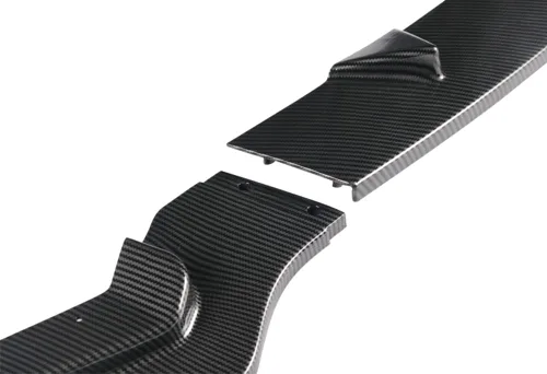 Vista 3 de Q1-TECH, borde de parachoques delantero compatible con Infiniti Q50 2014-2017 (solo modelo deportivo), alerón de parachoques delantero, kit
