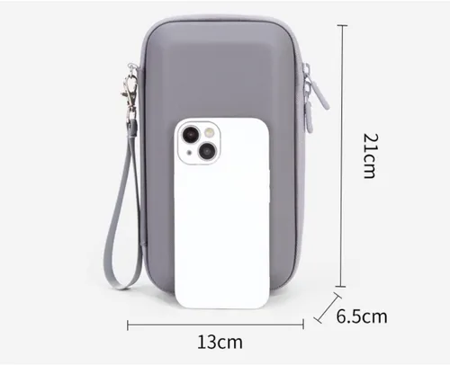 Vista 5 de Estuche de transporte para DJI Osmo Mobile 8, accesorios combinados de bolsa de almacenamiento portátil de viaje