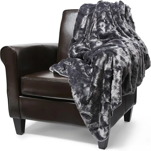 Vista 11 de Regal Comfort Manta Sherpa de piel sintética, 50 x 70 pulgadas, suave y afelpada, cálida y mullida, manta de forro polar de terciopelo