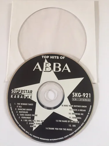 Vista 2 de ABBA Greatest Hits Karaoke CD+G Superstar Sound Tracks