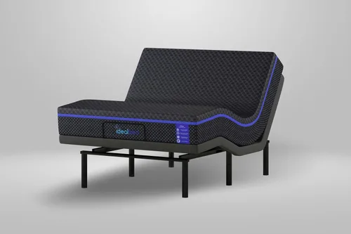 Vista 3 de iDealBed G4 Nova Colchón de espuma viscoelástica de lujo + sistema de sueño ajustable personalizado 3i, comodidad, refrigeración y soporte