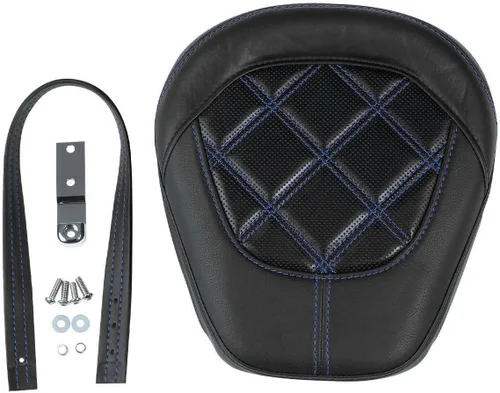 Vista 31 de TCT-MOTORPARTS Driver Rider - Almohadilla de respaldo para Harley Touring 2009-2023 Road King Street Road Electra Glide Ultra Black Stitching