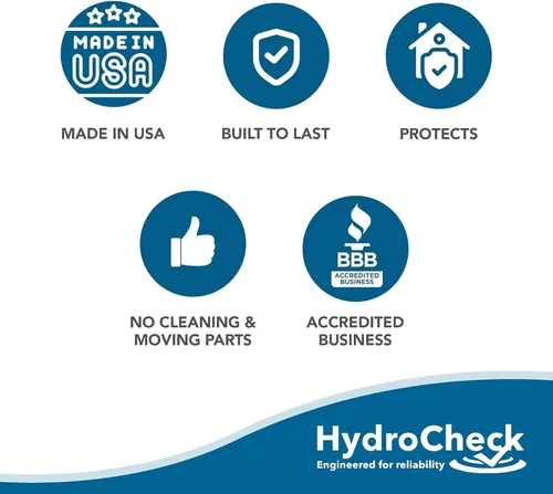 Vista 5 de Sistema de Apagado Automático de Agua HydroCheck - Dispositivo Inteligente de Detección de Fugas - Alarma de Sensor de Humedad Comercial - Carga