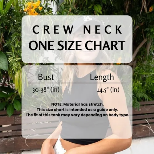 Vista 9 de Style Society Camiseta sin mangas básica ajustada y acanalada para mujer, cuello redondo, talla única