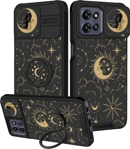 Vista 43 de Funermei Funda para Moto G Stylus 5G 2022, funda para teléfono con diseño de calavera de esqueleto para mujeres y niñas, diseño gótico, Como