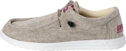 Vista 18 de FOCO Men's NFL Team Logo Lightweight Loafers Lace Up Cotton Knit Shoes