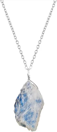 Vista 8 de Collar con colgante de piedras preciosas múltiples crudas