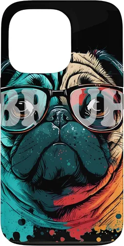 Vista 10 de Bruh Pug Aesthetic Funny Men Women Boy Girl Dog Case for iPhone 17