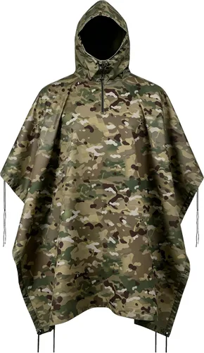 Vista 12 de Poncho de lluvia de camuflaje, abrigo impermeable multiusos