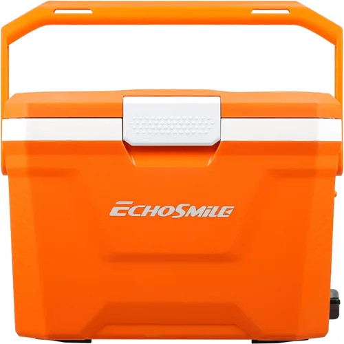 Vista 9 de EchoSmile Enfriador portátil aislado de 20L/21qt, enfriador duro para exteriores, caja de hielo para camping, bebidas, playa, pesca y navegación