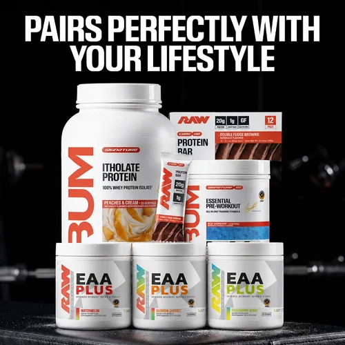 Vista 7 de RAW EAA Plus, aminoácidos en polvo, sandía - Suplemento de aminoácidos BCAA para hombres y mujeres