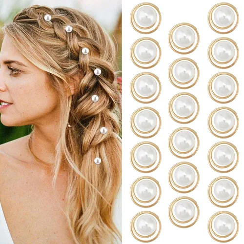 Vista 10 de 20 pinzas para el cabello de estrella, pinzas de pelo en espiral de estrella dorada, horquillas de novia, pinzas trenzadas vintage para boda