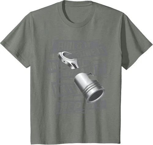 Vista 83 de Build It Tune It Race It Break It - Camiseta para entusiastas de los coches de carreras, talla S Negro