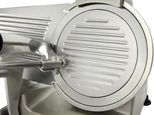 Vista 3 de BESWOOD Rebanadora eléctrica premium de 10 pulgadas para queso o fiambre con hoja de acero al carbono cromado para uso comercial y del hogar, usa