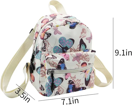 Vista 6 de Women Mini Shoulder Bag Nylon Cute Purse Fashion Ladies Casual Satchel Travel Small Daypack for Woman