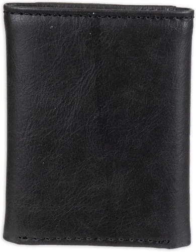 Vista 3 de Dickies Cartera triple de cuero para hombre Negro
