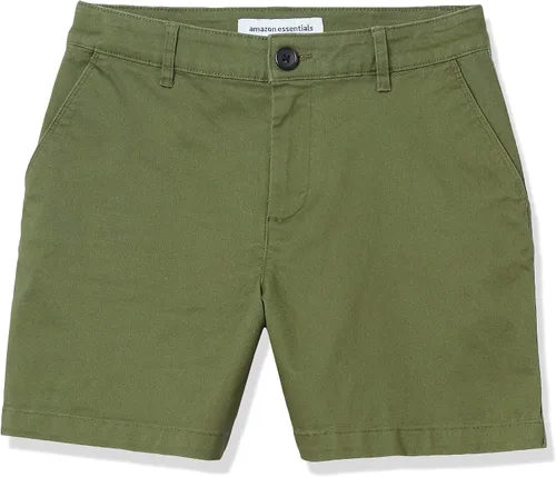 Vista 6 de Tienda Essentials Women's 5" Inseam Chino Short (Available in Straight and Curvy Fits)