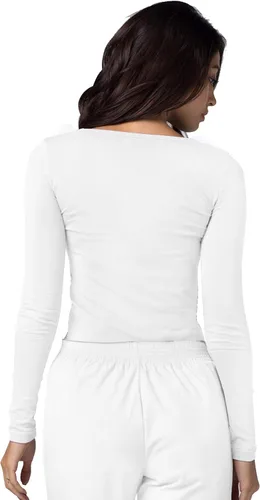 Vista 3 de Adar Uniforms - Juego de 3 camisetas de mujer manga larga para utilizar debajo del uniforme