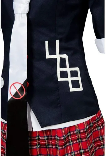 Vista 4 de Cosplay Life Junko Enoshima Danganronpa - Disfraz de poliéster para cosplay