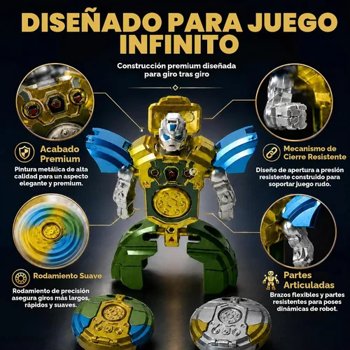 Vista 6 de KatchOn, 6 piezas transformables Fidget Spinner recuerdos de fiesta