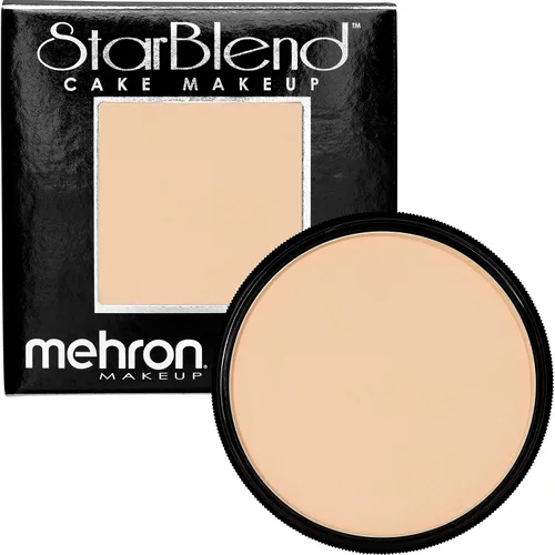 Vista 12 de Mehron Makeup StarBlend Maquillaje en Pastilla Polvo Prensado Húmedo/Seco Base en Polvo Pintura Facial y Corporal Marrón Sable 2 oz (56g)