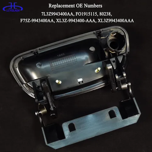 Vista 5 de Pestillo de manija de metal para puerta trasera compatible con Ford F150 F250 F350 F450 F550 Super Duty 01-05, Ford Explorer Sport Trac 01-05